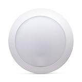 BarcelonaLED Fumagalli Aplique de Exterior e Interior Plafón IP66 Estanco de Techo o Pared Redondo Ø275 mm Blanco Resina con Portalámparas E27 para Terraza Jardín Patio Trasero Balcón