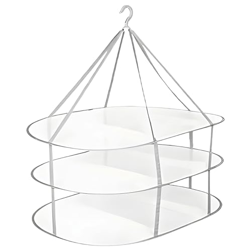 Fenayuu Soporte Para Secar Ropa,Secadero Plegable Plano - Portátil Rejilla Hogar Interior Exterior Viaje Ropa Juguetes Prendas
