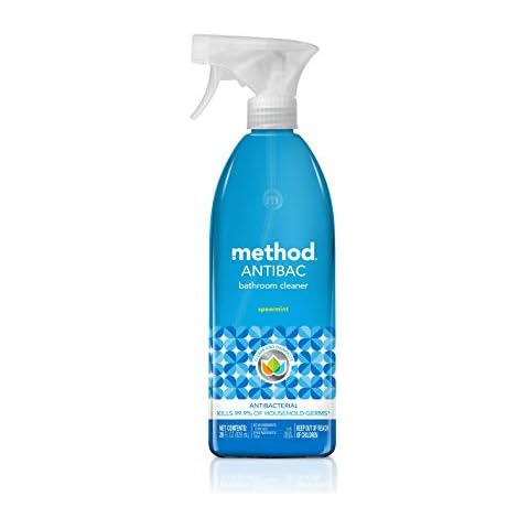 Method Antibacterial Bathroom Cleaner, Spearmint, Removes Mold + Mildew stains, 28 Fl Oz Cover
