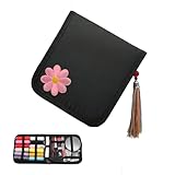 Mesanda 裁縫セット 針と糸 ミニ 裁縫セット 小学生 大人 针线 ミシン 12色 ソーイングセット 裁縫道具 携帯 縫い糸 セット 裁縫道具 小学生 ミシン糸 縫い糸 刺繍 手芸 DIY 家庭 学校 旅行用 衣類補修 裁縫練習 初心者 小学生 大人用 男女兼用