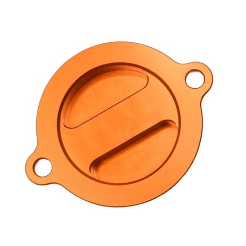 Tapa del Filtro De Aceite Y Tapa del Depósito del Motor para SX-F, XC-F, EXC-F, XC-W, XCF-W 250, 350, 450 Y 500(Orange)