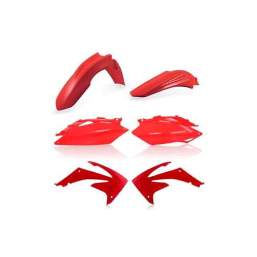 Kit plastique HON CRF 450R 09-10 Acerbis rouge carénage de rechange cross 450 R