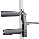 CONBUT Leg Extension Machine Leg Curl Machine Adjustable Leg Extension Attachment for Home Gym Leg Extension Rack Attachment, Fitness Squat Rack Accessories, Diameter 120 mm/4.7 inch Thick Foam