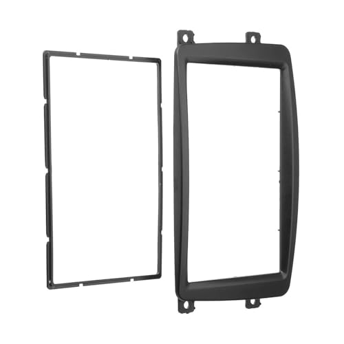 カーラジオフレーム カーラジオフェイシア DVDプレーヤーパネル 2DIN に適合する ビアノ (W639) 2003-2006用 KMAGE