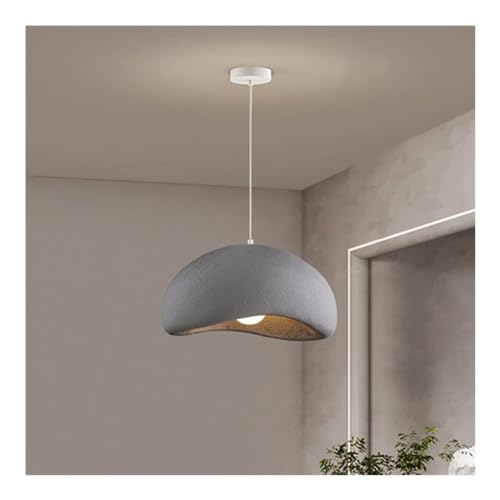 Éclairage suspendu minimaliste moderne en béton pour salon sombre - 5