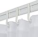 Sealskin Ersatz-Haken für Easy-Roll Duschvorhangstange, Duschvorhangringe aus Kunststoff, 12 Stück, Farbe: Weiß