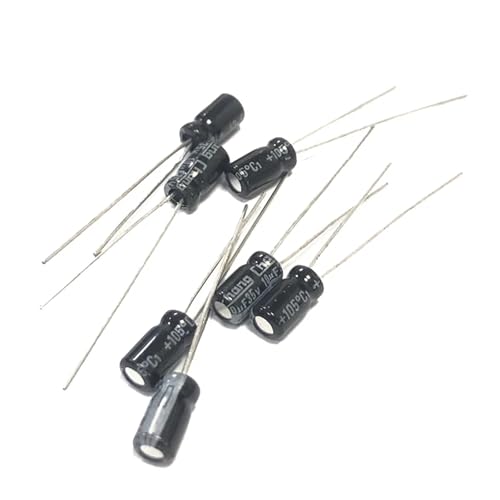 Condensateur électrolytique 35V 10µF pour prototypage rapide sur plaque d'essai Lot de 50