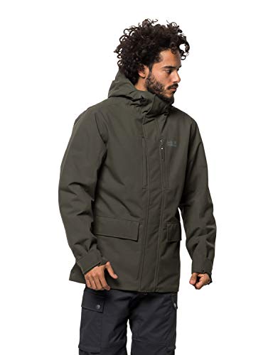 Preisvergleich Produktbild Jack Wolfskin Herren West Coast Jacket Wetterschutzjacke, dark moss, L