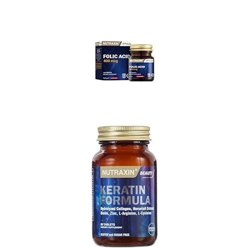 Nutraxin Folic Acid 400 Mcg 100 Tablet + Yüz Temizleme Jeli 100ml Li