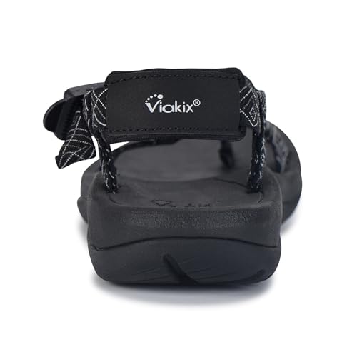 Image of Viakix Womens Walking Sandals: Cute Stylish Comfy Athletic Sport Outdoor Hiking Sandal for Trekking Water Outdoor Beach With Arch Support for Womens Ladies