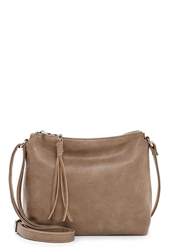 Emily & Noah Verona 1020 - Bolso bandolera para mujer (talla única), color gris, pardo 900, Einheitsgröße Cover
