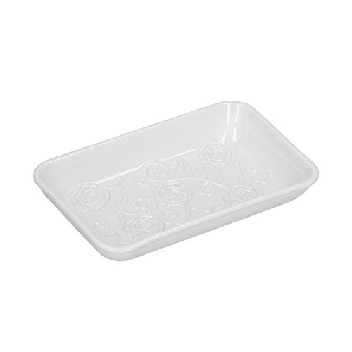 LA PORCELAINE BLANCHE - TIVOLI PORTE SAVON 14,5X9,5XH3 cm in Gift Box Cover