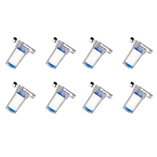 Cwmiibili 8 PCS Filter Water Filter for Washing Machine Showerhead Filter Bath Household Water Purifier Toilet Water Filter