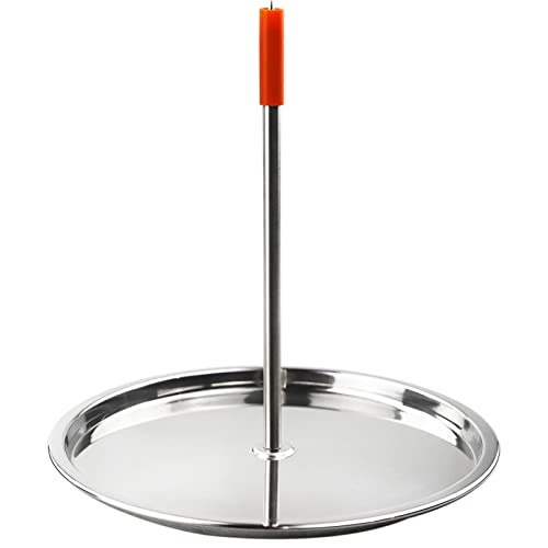 ZCYKJ Brochettes verticales pour barbecue, brochettes de barbecue en acier inoxydable, grille à rôtissoire, grille verticale pour steak, poulet, poisson,...