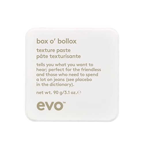 EVO Box O' Bollox Texture Paste - Hair Styling Paste - Long-Lasting Hold with a Matte Finish & Anti Frizz