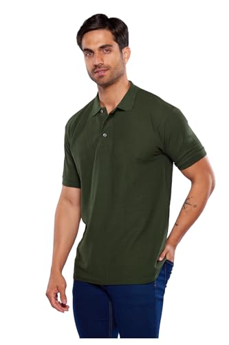 Ropa, Softlines Private Label Alfani Playera Polo para Hombre Manga Corta 100% Algodón - Militar G