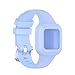 REYDA Silicone Band Compatible for Garmin Vivofit jr.3, Soft Flexible Breathable Silicone Watch Band Sport Wristband Metal Buckle Bracelet Replacement Band for Garmin Vivofit jr.3 Fitness Tracker