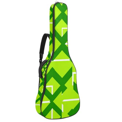 Housse de guitare acoustique imperméable 101,6 cm antichoc multi-poches