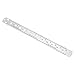 Spoke Ruler, Double Sided Stainless Steel Spoke Length Professional Measuring Tool for Crank Locking Screw Spoke Length