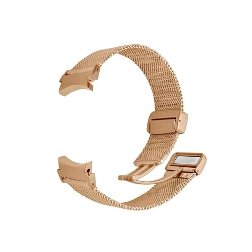 �X�e�����X���x���g�ɓK������Samsung Galaxy Watch 6/5/5 pro 40mm 44mm 45mm���������t��(Rose gold strap,For Galaxy 4 44mm)
