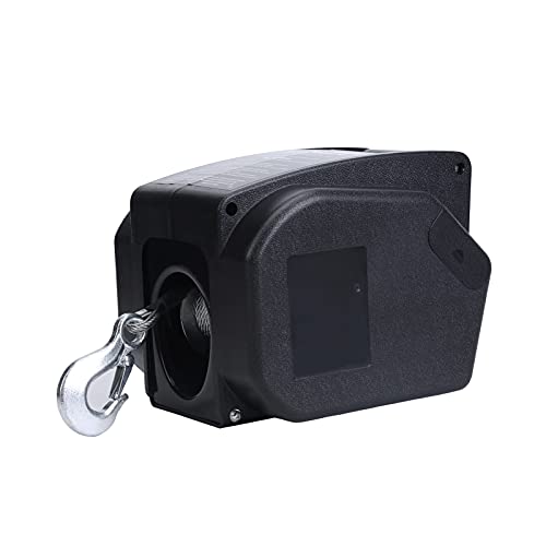 Cygrd Portable Trailer Winch, Reversible Electric Winch 12V DC, Power-in, Power-out and Freewheel Operations for Boats 2000 lbs with Wireless Remote Control and Hand Crank - Image 5