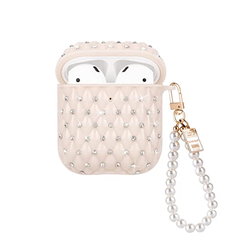 Coque AirPods 2e génération antichoc TPU paillettes strass luxe