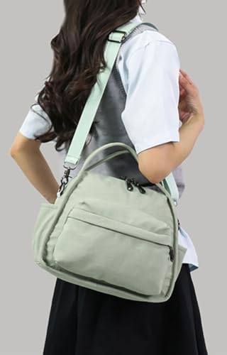Nylon Crossbody Bag for Women Lightweight Shoulder Hobo Purse Cute Underarm Satchel Casual Commute Top Handle Tote Handbag3