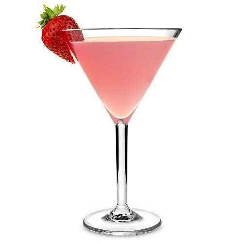 PATRANI FASHION Martini Glass, Wine Glass 185 ML Set of 2 for Cocktails, Water, Wine, Juice, Dessert and Everyday Use Crystal Clear Classic Margarita Glasses, Premium Hand Blown Cocktail 1