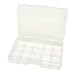 Darice Deluxe Organizer, 20 Craft Storage Spaces for beads Small Parts and Supplies 10.68 x 7.56 x 1.68 inches