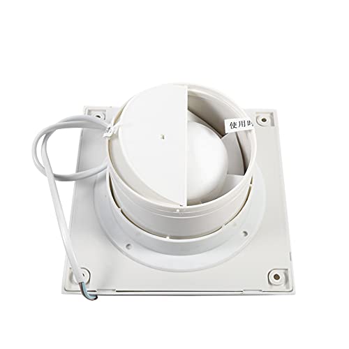 Extractor de ventilación de 4" para baño, cocina y ventana, montaje en pared o techo, color blanco miniatura 4