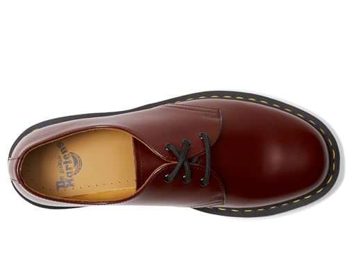Image of Dr. Martens Unisex 1461 Oxford Shoe, Cherry Red, 10 Women /9 Men