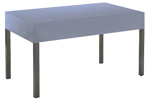 KaufPirat Premium Abdeckplane 180x100x15 cm Gartenmöbel Gartentisch Hülle Abdeckung Haube Schutzhülle Abdeckhaube 6.000 mm Wasserbeständigkeit Anthrazit Cover