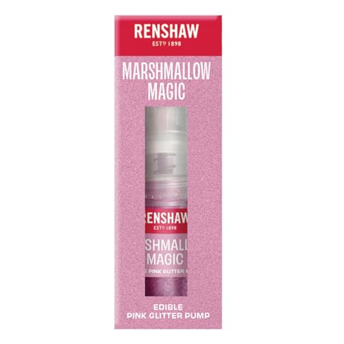 Renshaw Edible Glitter Pump Marshmallow Magic (Pink) 4 g (Pack of 1)