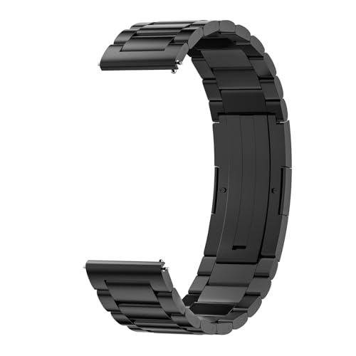 Pulsera de titanio compatible con Huawei Watch GT 5 46 mm/GT 5 Pro 46 mm, 22 mm de acero inoxidable, correa de repuesto de metal para hombre y mujer, Acero inoxidable