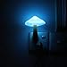 AUSAYE Sensor LED Night Light Plug in Lamp Mushroom Night Light 7-Color Changing Magic Pretty Mushroom-Shaped Night Lights for Adults Kids NightLight
