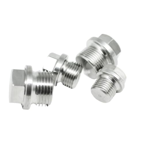 Evite fugas en brida exterior usando el tapón de extremo hexagonal de acero inoxidable 304 7