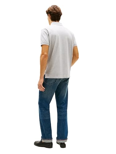 Image of Tommy Hilfiger Men's Short Sleeve Polo Shirts in Classic Fit with Stretch and Organic Pique Cotton