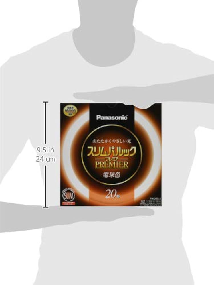 Amazon | パナソニック 丸形スリム蛍光灯(FHC) 20形 電球色