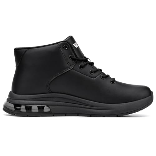Image of LARNMERN Non Slip Work Boots for Mens Waterproof Chef Shoes