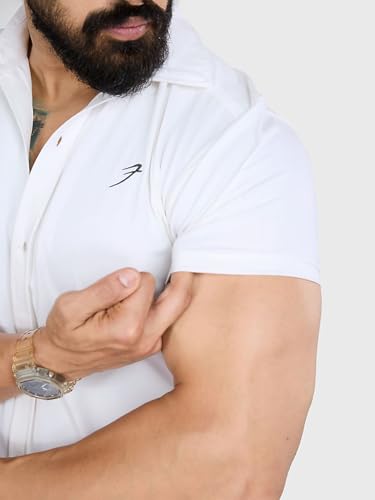 Image of FUAARK Mens Slim Fit Breathable, Lightweight & Stretchable Shirt for Casual wear