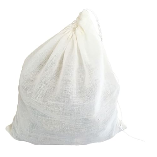 ABOOFAN 1 Pc Bolsa de Filtro Bolsa Plegable Bolsa con cordón Pantalla Neto Bolso de Mano Grande UVA Lavable Bolsa filtrante de Tela de Malla Bolsa de Almacenamiento de Frutas Nylon