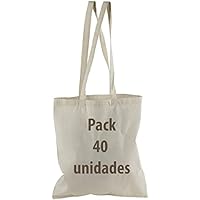 Bolsa Tela 100% Algodón Biodegradable,Lavable,Reutilizable-Asas