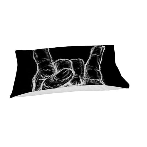 Housse de couette Geste Rock 135x200cm pour le sleep time des adultes