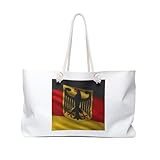 3dRose Flag of Germany with coat of arms Weekender Bag