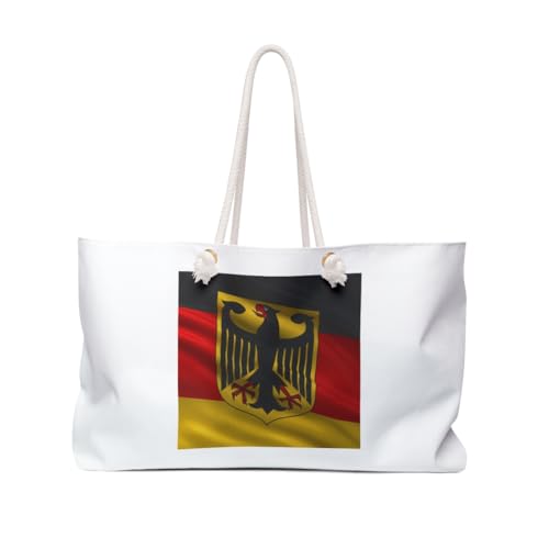 3dRose Flag of Germany with coat of arms Weekender Bag