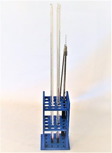 Stand for Glass Thermometers, Small Lab Rack, Hole Diameter 9 mm (6x6 36 Holes)