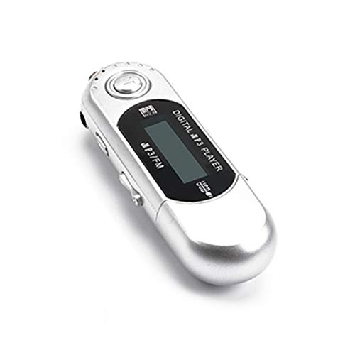 73JohnPol Numérique Mini USB MP3 Lecteur de Musique FM Radio Fonction avec Fente pour Carte TF Écran LCD Portable USB Flash Drive avec Écouteurs