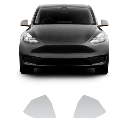 FDAIUN for Tesla Model Y 2020-2023 PPF Precut Gloss Clear Car Paint Protective Film Self Healing TPU HD Film Scratch Protector Exterior Accessories (Car Rearview Mirror 2Pcs)