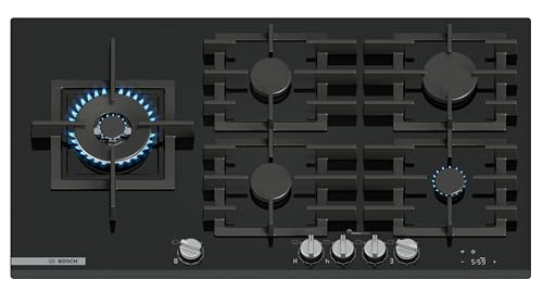 Bosch PRS9A6H40 Serie 8 Gaskochfeld, 90 cm, 9 FlameSelect Stufen...