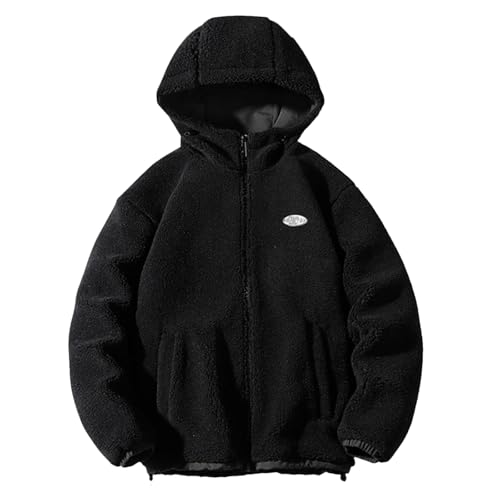 Parkas de forro polar para hombre, chaqueta gruesa de invierno, parkas casuales con capucha, BL11, S
